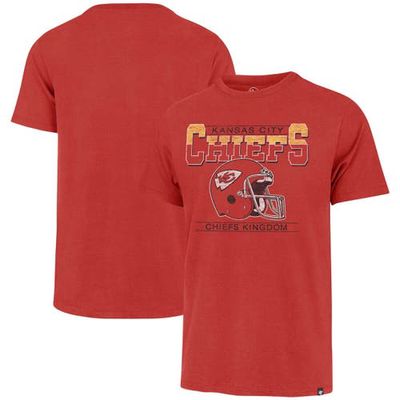 Men's '47 Red Kansas City Chiefs Time Lock Franklin T-Shirt