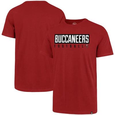 Men's '47 Red Tampa Bay Buccaneers Dub Major Super Rival T-Shirt