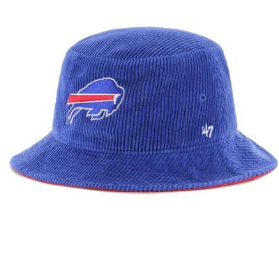 Men's '47 Royal Buffalo Bills Thick Cord Bucket Hat