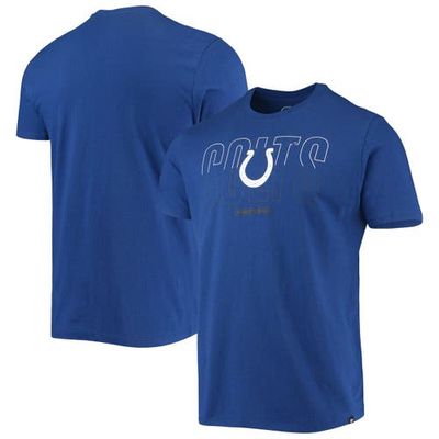 Men's '47 Royal Indianapolis Colts Split Squad Super Rival Team T-Shirt