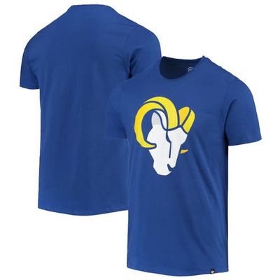 Men's '47 Royal Los Angeles Rams Alternate Logo Imprint Super Rival T-Shirt