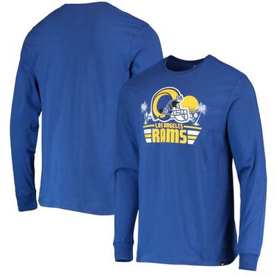 Men's '47 Royal Los Angeles Rams Regional Super Rival Long Sleeve T-Shirt