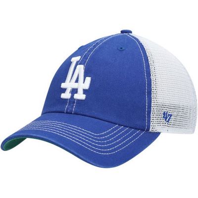 Men's '47 Royal/White Los Angeles Dodgers Trawler Clean Up Trucker Snapback Hat
