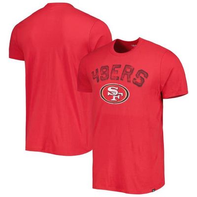 Men's '47 Scarlet San Francisco 49ers All Arch Franklin T-Shirt
