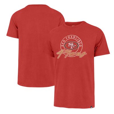 Men's '47 Scarlet San Francisco 49ers Ringtone Franklin T-Shirt