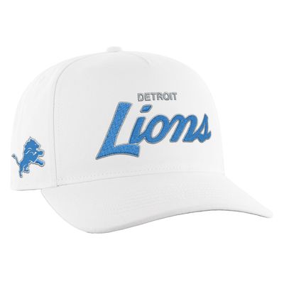 Men's '47 White Detroit Lions Crosstown Two-Tone Hitch Adjustable Hat