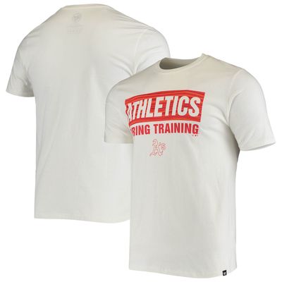 Men's '47 White Oakland Athletics Spring Training Team Bar Rival T-Shirt