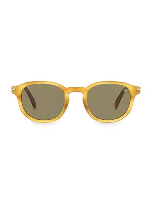 Men's 49MM Round Sunglasses - 0B4LQT - 0B4LQT
