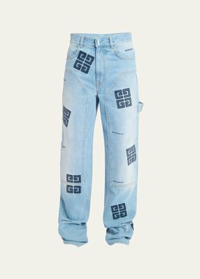 Men's 4G Applique Carpenter Jeans