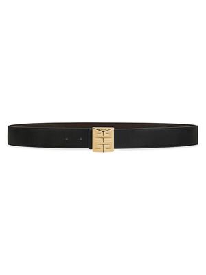 Men's 4G Reversible Belt in Leather - Black Brown - Size 40