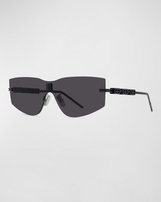 Men's 4Gem Rimless Shield Sunglasses