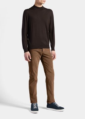 Men's 5-Pocket Corduroy-Stretch Trousers