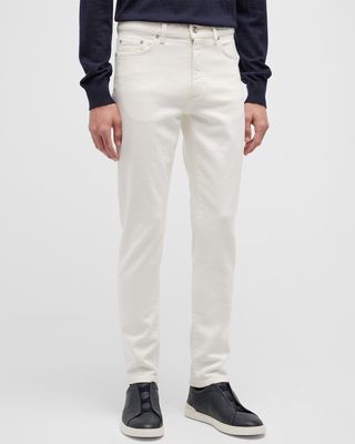 Men's 5-Pocket Solid Denim Jeans
