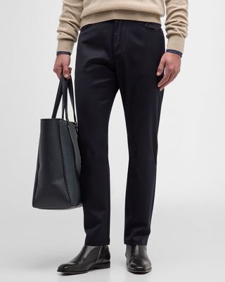 Men's 5-Pocket Wool Flannel Pants
