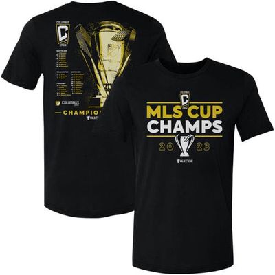 Men's 500 Level Black Columbus Crew 2023 MLS Cup Champions Roster T-Shirt