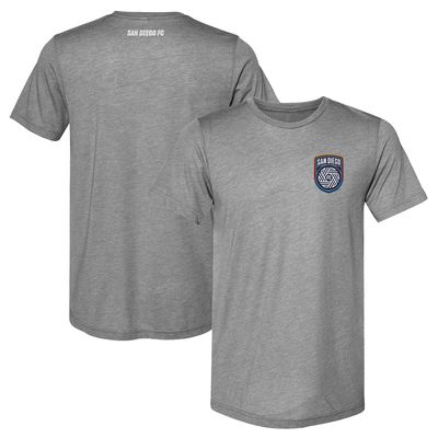 Men's 500 Level Heather Gray San Diego FC Primary Logo Premium T-Shirt