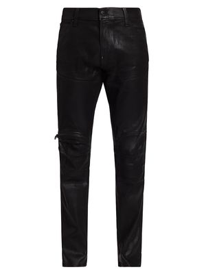 Men's 5620 Coated Skinny Jeans - Cobbler Wash Black - Size 30