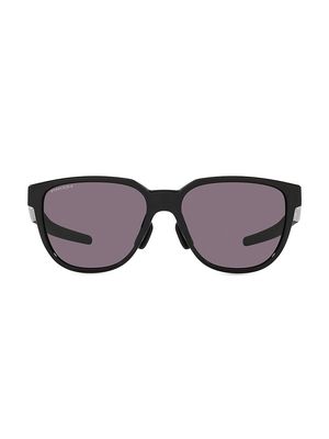 Men's 57MM Actuator Plastic Sunglasses - Black Grey - Black Grey