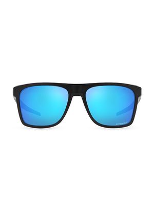 Men's 57MM Leffingwell Plastic Sunglasses - Sapphire - Sapphire
