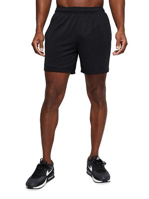 Men's 6-Inch Rebound Mesh Short - Black - Size XL - Black - Size XL