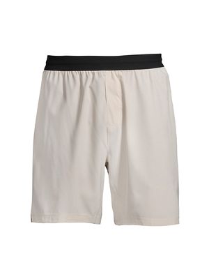 Men's 7-Inch Mako Tech Shorts - Stone - Size Small