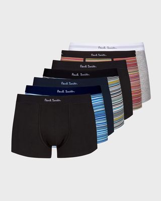 Men's 7-Pack Mixed Cotton-Stretch Trunks