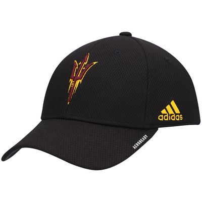 Men's adidas Black Arizona State Sun Devils 2021 Sideline Coaches AEROREADY Flex Hat