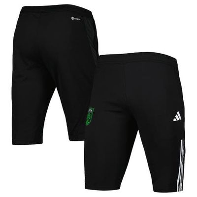 Men's adidas Black Austin FC 2023 On-Field Training AEROREADY Half Pants