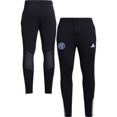 Men's adidas Black New York City FC 2023 On-Field Team Crest AEROREADY Training Pants