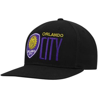 Men's adidas Black Orlando City SC Team Logo Snapback Hat