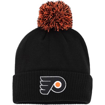 Men's adidas Black Philadelphia Flyers COLD. RDY Cuffed Knit Hat with Pom