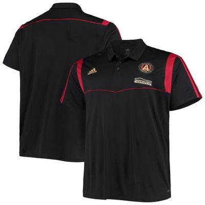 Men's adidas Black/Red Atlanta United FC Coaches climalite Polo