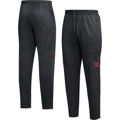 Men's adidas Black Rutgers Scarlet Knights 2023 Travel AEROREADY Tapered Pants
