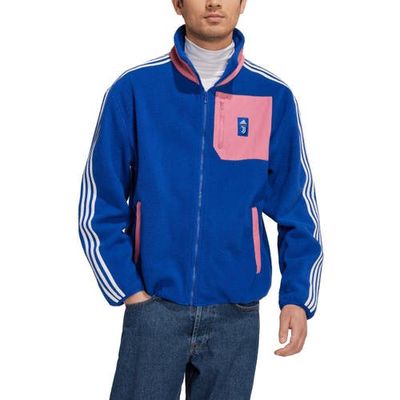 Men's adidas Blue Juventus Lifestyler Fleece Full-Zip Jacket