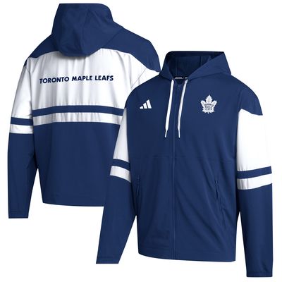 Men's adidas Blue Toronto Maple Leafs Full-Zip Hoodie