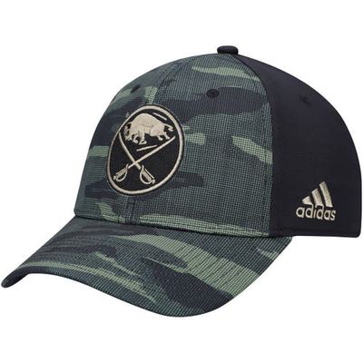 Men's adidas Camo/Black Buffalo Sabres Military Appreciation Flex Hat