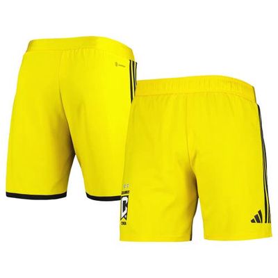 Men's adidas Gold Columbus Crew 2023 Away AEROREADY Authentic Shorts