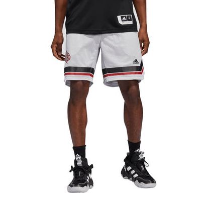 Men's adidas Gray Louisville Cardinals Swingman AEROREADY Basketball Shorts in White