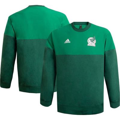 Men's adidas Green Mexico National Team DNA Pullover Sweatshirt