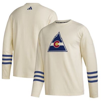 Men's adidas Khaki Colorado Avalanche AEROREADY Pullover Sweater