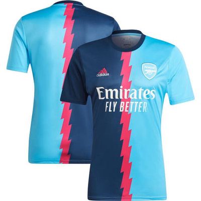 Men's adidas Light Blue Arsenal 2022/23 Pre-Match Top