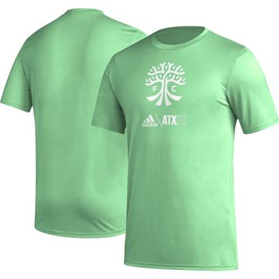 Men's adidas Light Green Austin FC Icon T-Shirt