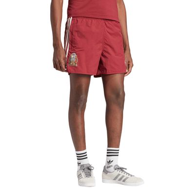 Men's adidas Originals Maroon Mexico National Team Three-Stripe Sprinter Shorts