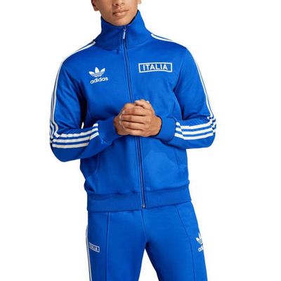 Men's adidas Originals Royal Italy National Team Beckenbauer Full-Zip Track Jacket
