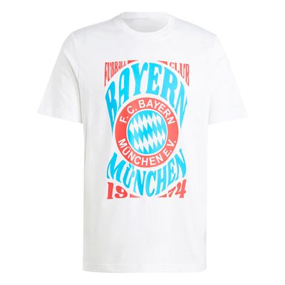 Men's adidas Originals White Bayern Munich Energy Drop T-Shirt
