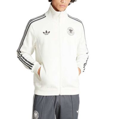 Men's adidas Originals White Germany National Team Beckenbauer Full-Zip Track Jacket