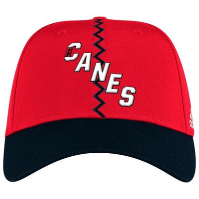 Men's adidas Red Carolina Hurricanes Reverse Retro 2.0 Flex Fitted Hat