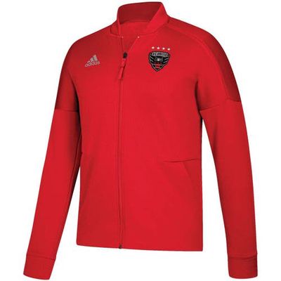 Men's adidas Red D.C. United Anthem Full-Zip Z.N.E. Jacket