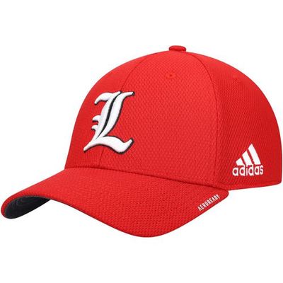 Men's adidas Red Louisville Cardinals 2021 Sideline Coaches AEROREADY Flex Hat
