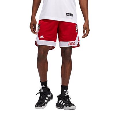 Men's adidas Red NC State Wolfpack Swingman AEROREADY Basketball Shorts